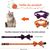 ZooVenture 2 x Colliers pour Chat Halloween - Amovibles avec Clochettes