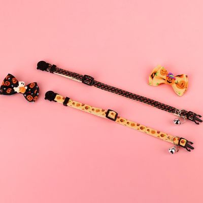 ZooVenture 2 x Colliers pour Chat Halloween - Amovibles avec Clochettes