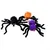 IntiMeg 3 Haarspangen – Halloween-Spinne – Für Hunde und Katzen
