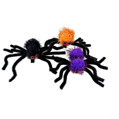 IntiMeg 3 Haarspangen – Halloween-Spinne – Für Hunde und Katzen