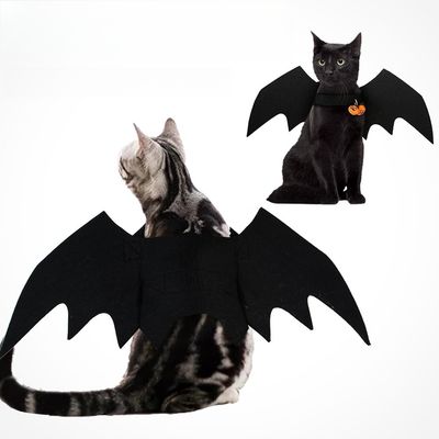 IntiMeg Costume d'Halloween avec ailes de chauve pour chien et chat