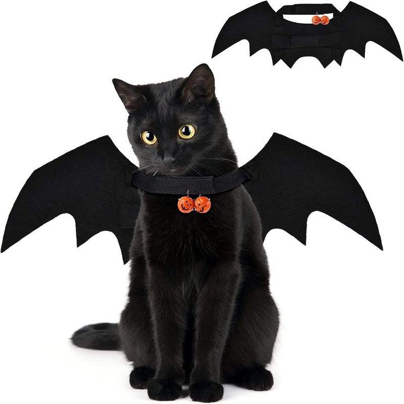 IntiMeg Halloween-Kostüm mit Fledermausflügeln für Hunde und Katzen