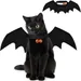 IntiMeg Halloween-Kostüm mit Fledermausflügeln für Hunde und Katzen