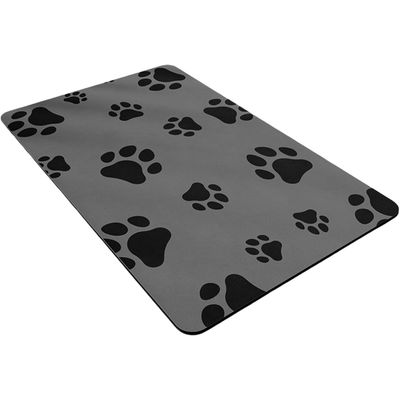 KPYTE Tapis d'alimentation antisalissure pour chats et chiens