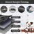 KPYTE Tapis d'alimentation antisalissure pour chats et chiens