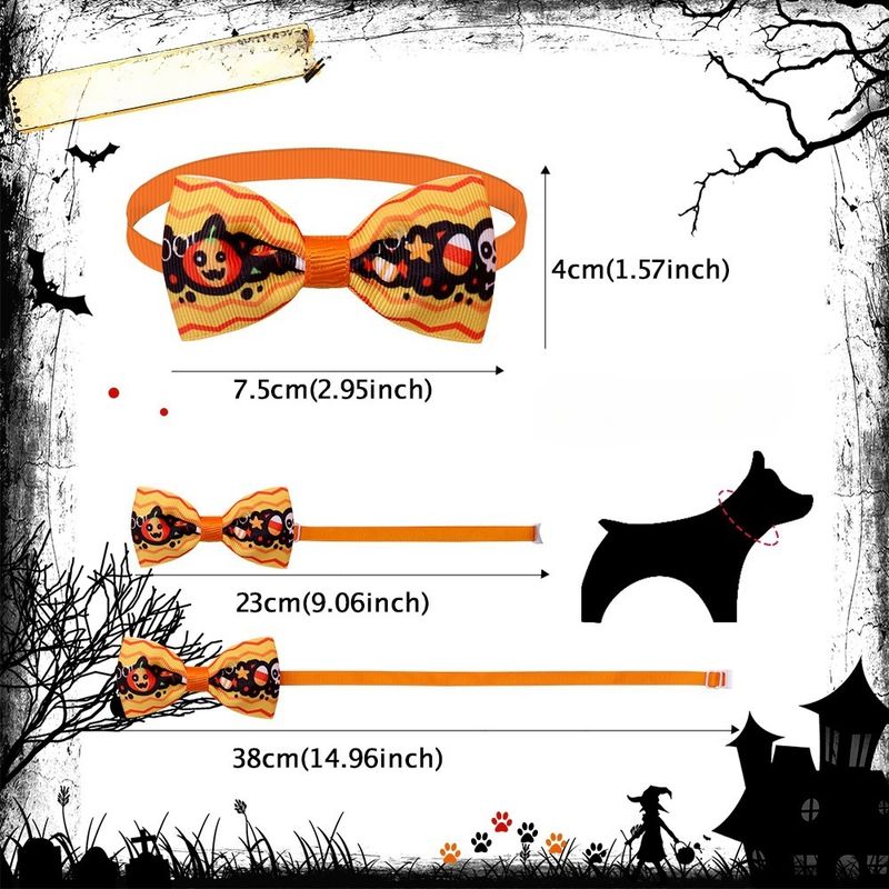 IntiMeg Collection Halloween : 12 colliers à nœud pour chat