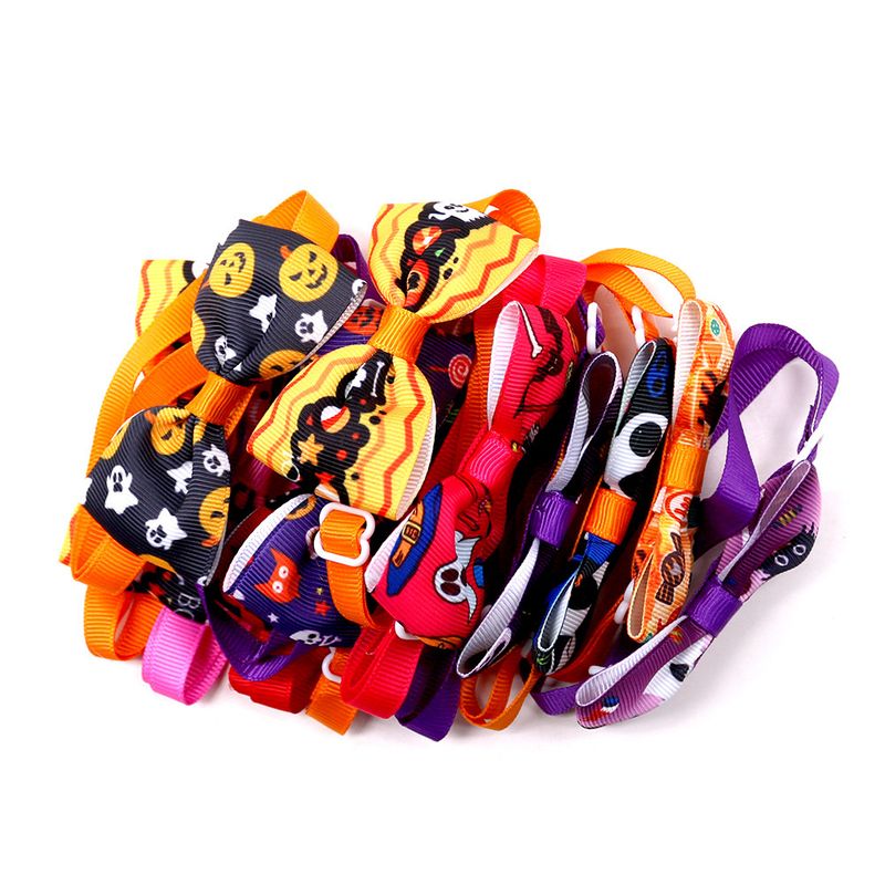 IntiMeg Collection Halloween : 12 colliers à nœud pour chat