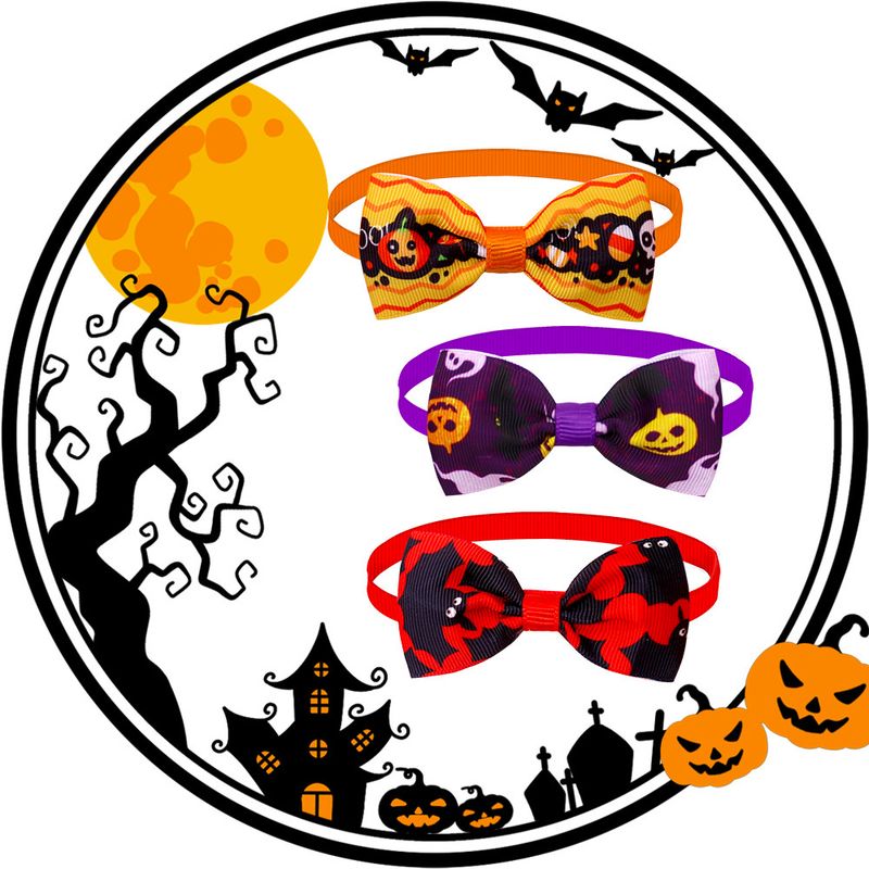 IntiMeg Collection Halloween : 12 colliers à nœud pour chat