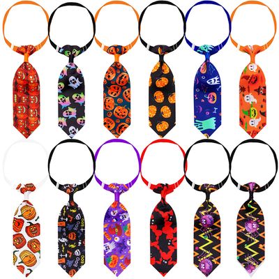 IntiMeg 11 nœuds papillon pour chiens et chats sur le thème d'Halloween
