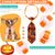 IntiMeg 11 nœuds papillon pour chiens et chats sur le thème d'Halloween