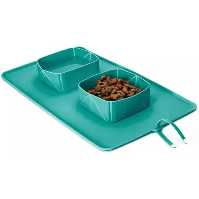 KPYTE Gamelle pliable en silicone pour chien