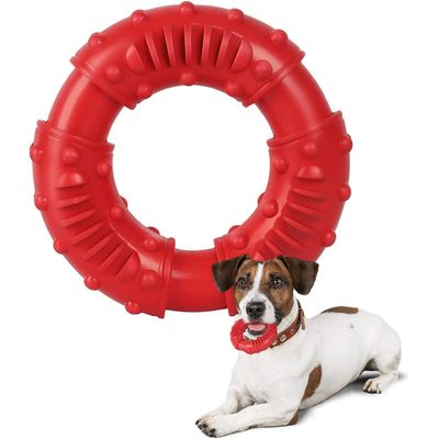 KPYTE Jouet à mâcher pour chien avec anneau