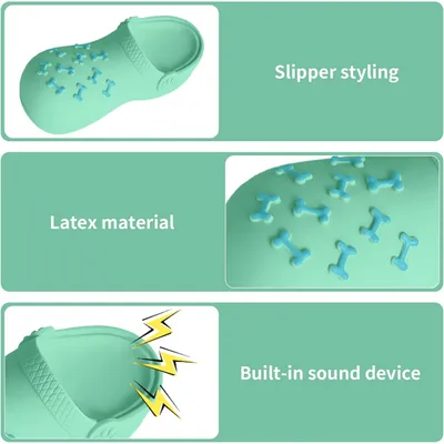 KPYTE Chaussons en latex sonores, jouet à mâcher pour chien