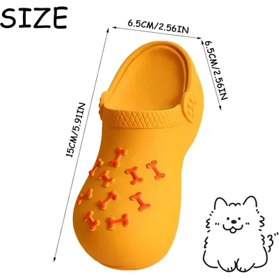 KPYTE Chaussons en latex sonores, jouet à mâcher pour chien
