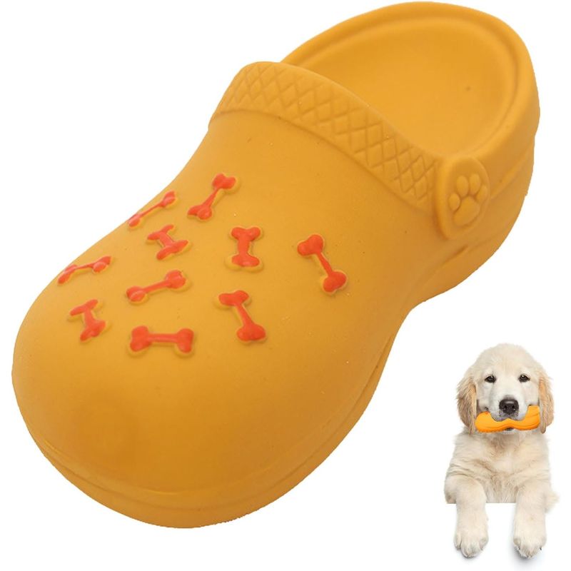 KPYTE Quietsch-Latexpantoffeln, Hundekauspielzeug