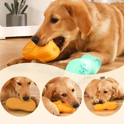 KPYTE Chaussons en latex sonores, jouet à mâcher pour chien