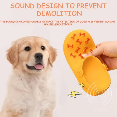 KPYTE Chaussons en latex sonores, jouet à mâcher pour chien