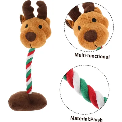 KPYTE Jouet couineur de Noël pour chien