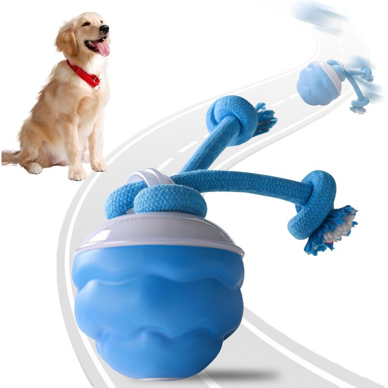 KPYTE Jouet intelligent pour chien avec balle roulante
