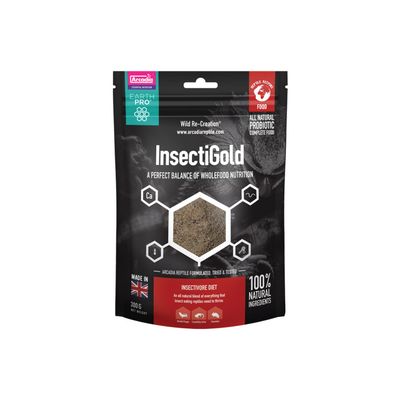Arcadia - Earth Pro InsectiGold - Aliment pour insectivores 300g