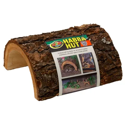 ZooMed - Habba Hut - Cachette en bois de sapin - Décor pour Reptiles ZooMed - Habba Hut - Cachette en bois de sapin - Décor pour Reptiles