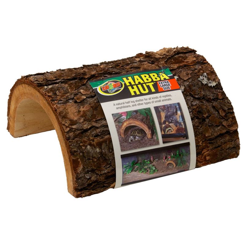 ZooMed - Habba Hut - Cachette en bois de sapin - Décor pour Reptiles