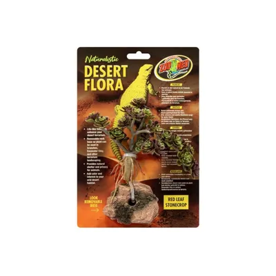 ZooMed - Naturalistic Desert Flora - Red Leaf Stonecrop pour Terrarium