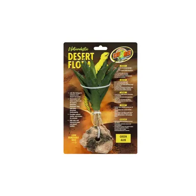 ZooMed - Naturalistic Desert Flora - Green Aloe Vera - Décor pour Reptiles