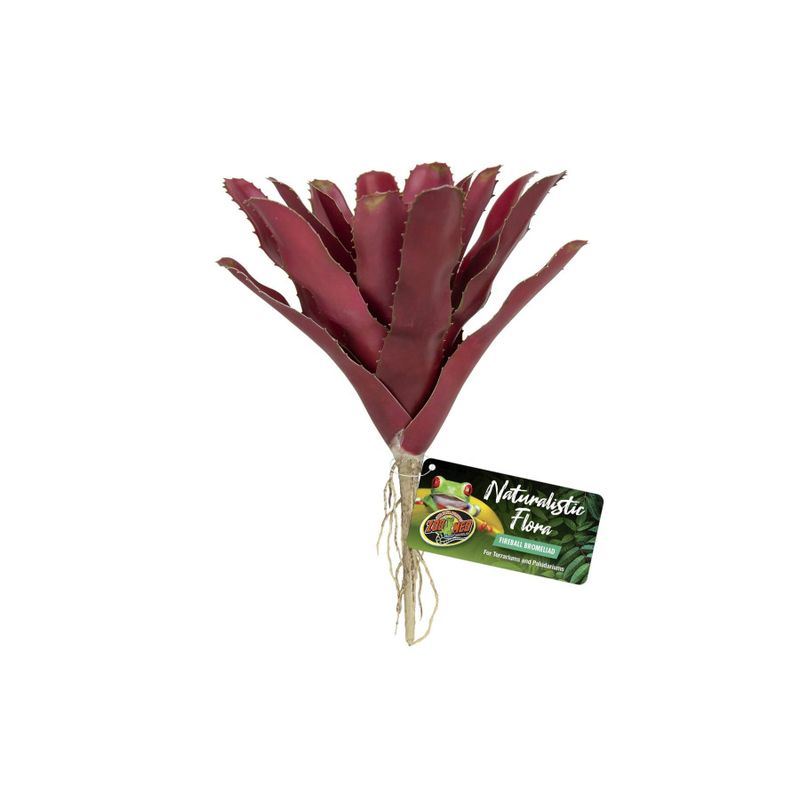 ZooMed - Naturalistic Flora, Fireball Bromelia - Décor pour Terrarium