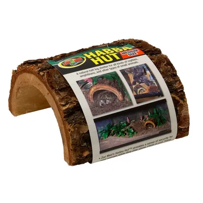 ZooMed - Habba Hut - Cachette en bois de sapin - Décor pour Reptiles
