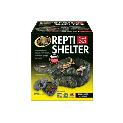 ZooMed - Repti Shelter - Cachette humide - Décor pour Gecko - Serpent