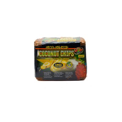 ZooMed - Eco Earth Eclats de coco - lot de 3 briques de 500g pour Reptiles
