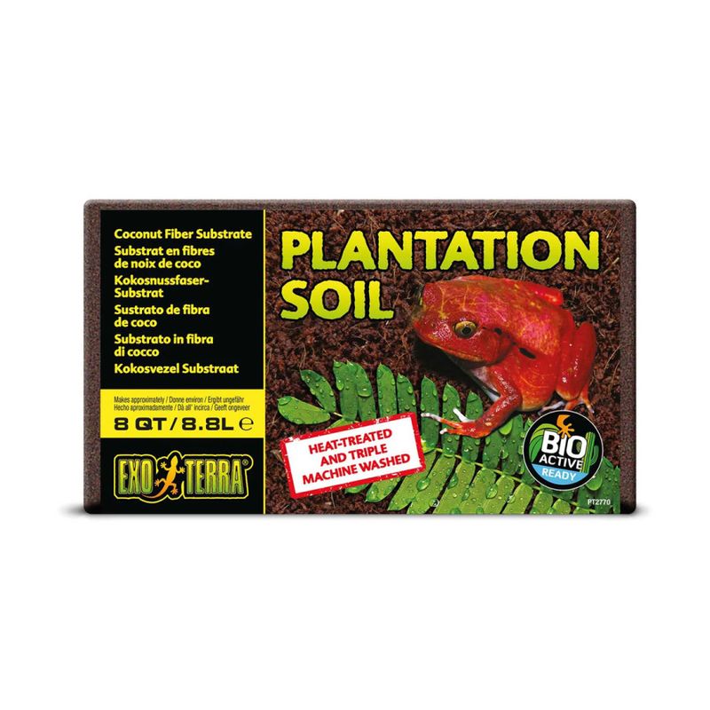 Exo Terra - Plantation Soil - Brique de fibre de coco pour Reptiles