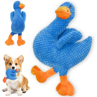 KPYTE Jouet en peluche pour chien en forme de canard