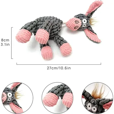 KPYTE Jouets en peluche doux pour chiens