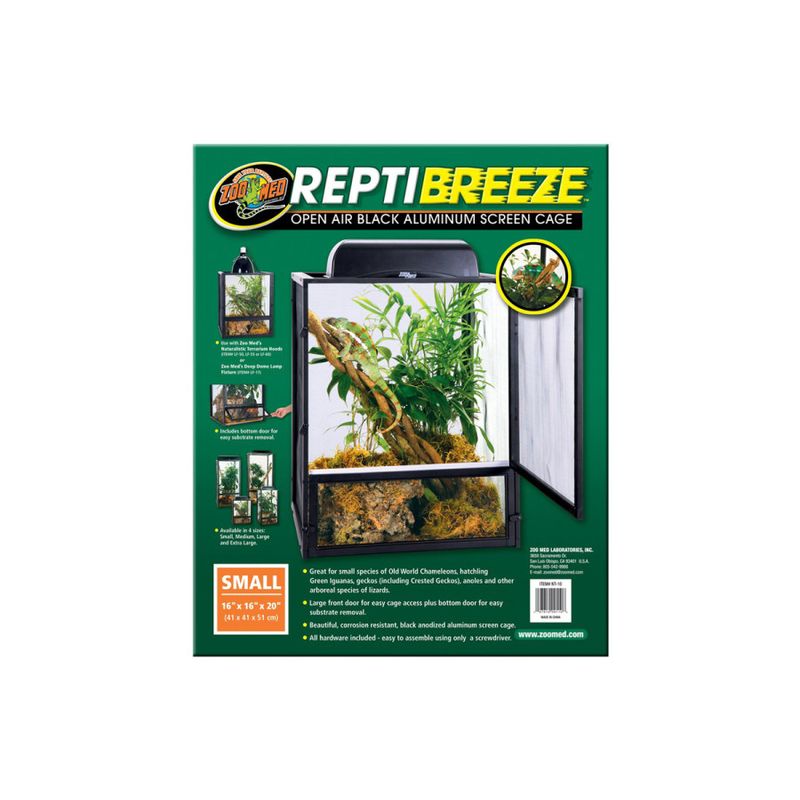 ZooMed - ReptiBreeze - Terrarium grillagé pour Reptile