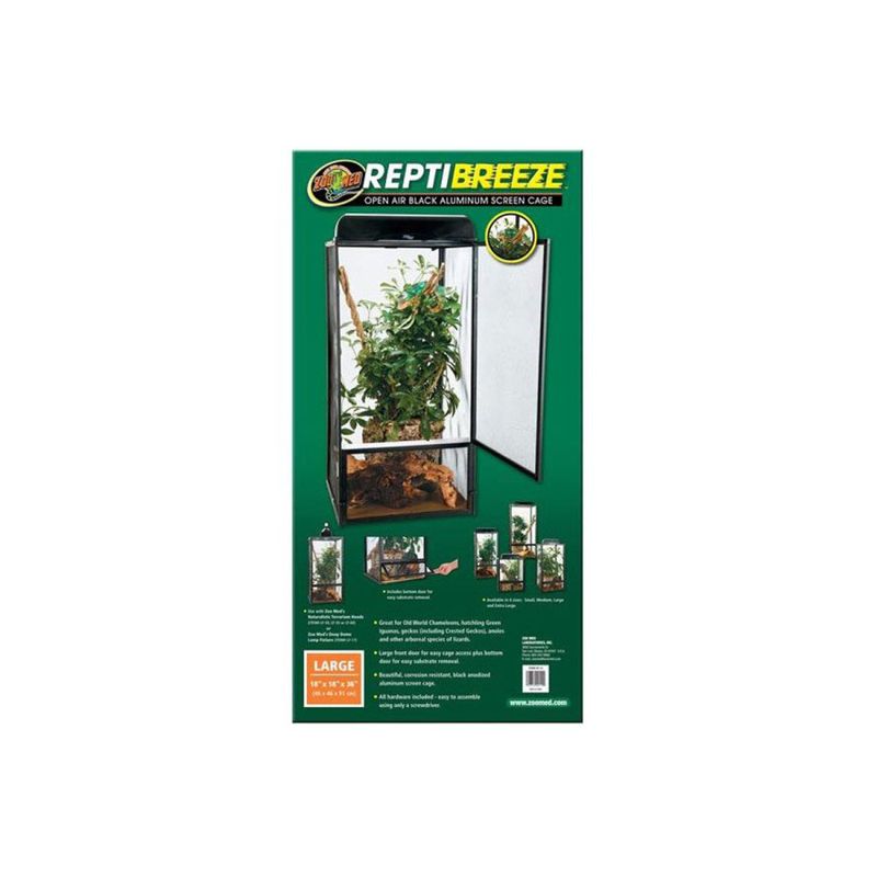 ZooMed - ReptiBreeze - Terrarium grillagé pour Reptile