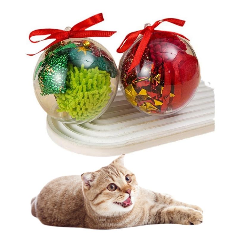 IntiMeg Jouet - Ensemble de jouets de Noël pour chat
