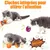 IntiMeg Lot de 13 jouets - Halloween pour chat - Jeu interactif