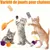 IntiMeg Lot de 13 jouets - Halloween pour chat - Jeu interactif