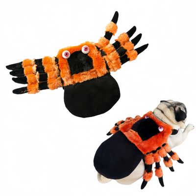 FurryFusion Costumes d'Halloween d'araignée aux yeux rouges pour chiens