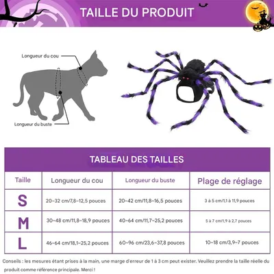 IntiMeg Lila Spinne für Halloween IntiMeg Lila Spinne für Halloween
