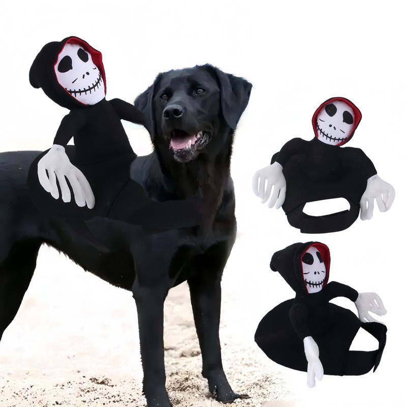FurryFusion Halloween-Kostüm für Hunde: Teufel für Kinder