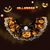 FurryFusion Collier en dentelle pour chat citrouille d'Halloween