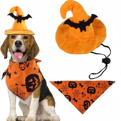 FurryFusion Chapeau de chien chauve-souris d'Halloween