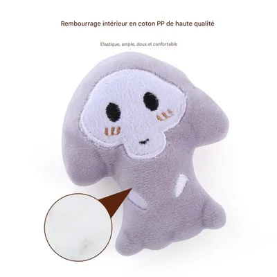 FurryFusion Lot de 5 Jouet en peluche à la menthe pour chat pour Halloween