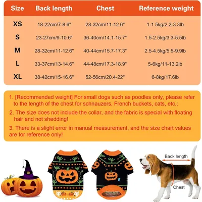 PetTribes Déguisement Halloween pour Chien - Taille M