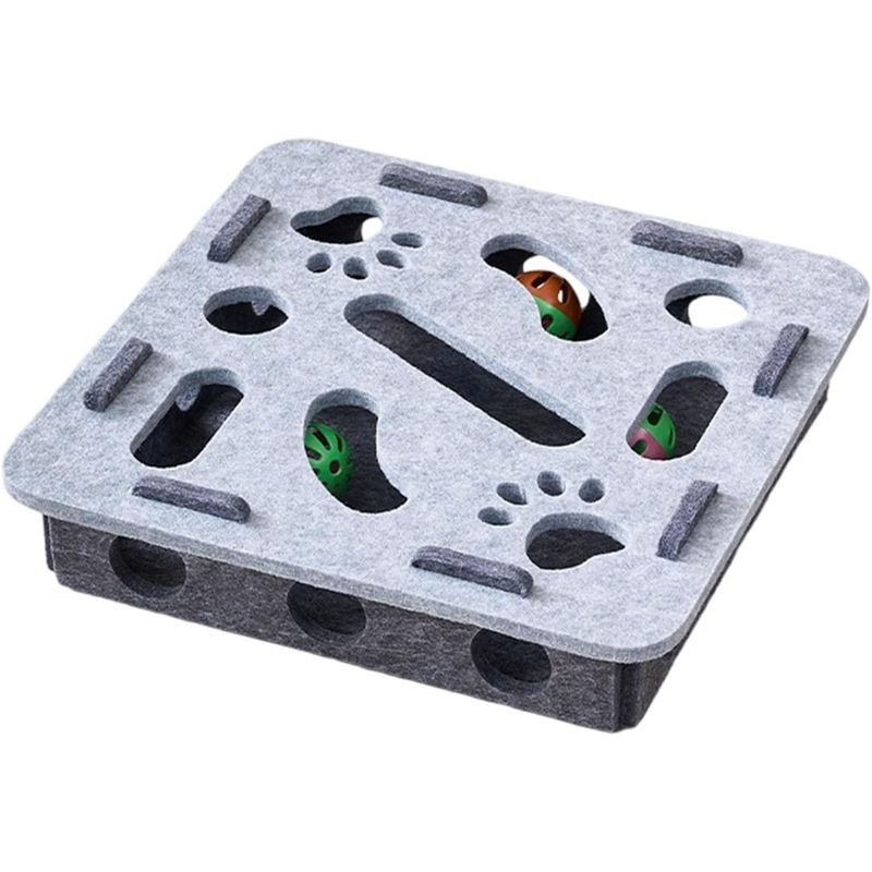 Boîte à puzzle à gratter pour chat