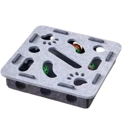 Boîte à puzzle à gratter pour chat Boîte à puzzle à gratter pour chat