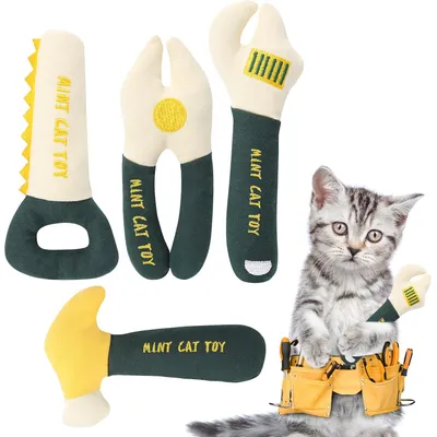 Jouets interactifs pour chats à l'herbe à chat